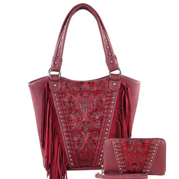 Montana West Handbags - Montana West Trinity Ranch Concealed Carry Tote